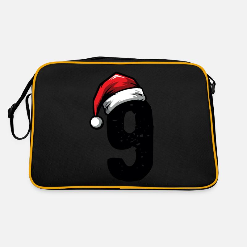 9 Numéro de Noël Sac Retro