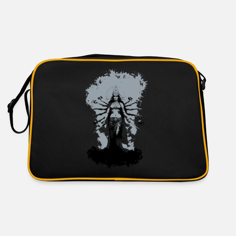 Black Kali - Retro Tasche - Schwarz/Gold
