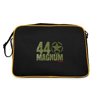 44. Magnum - Retro Bag - black/gold - Back