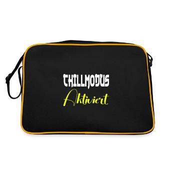 Mode Chill activé - Sac Retro - noir/or - Dos