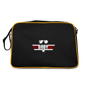 Baby fighter pilot - Retro Bag - black/gold - Back