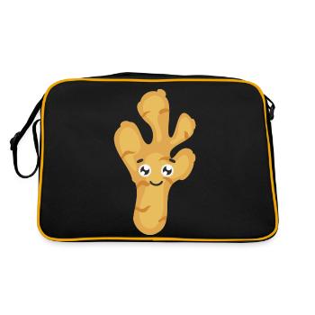 Ginger - Retro Bag - black/gold - Back