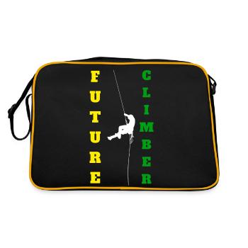 Future Rock Climber - Retro Bag - black/gold - Back