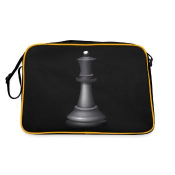 Chess Master Chess Player Chess Piece - Retro Bag - black/gold - Back