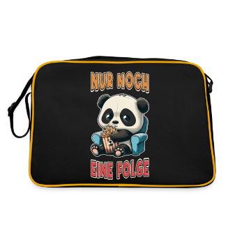 Series Junkie Series Marathon Panda Popcorn Couch - Retro Bag - black/gold - Back