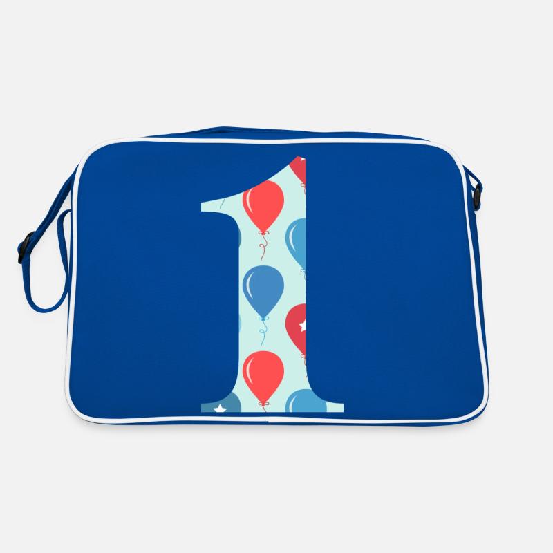 1st anniversary balloon Retro Bag