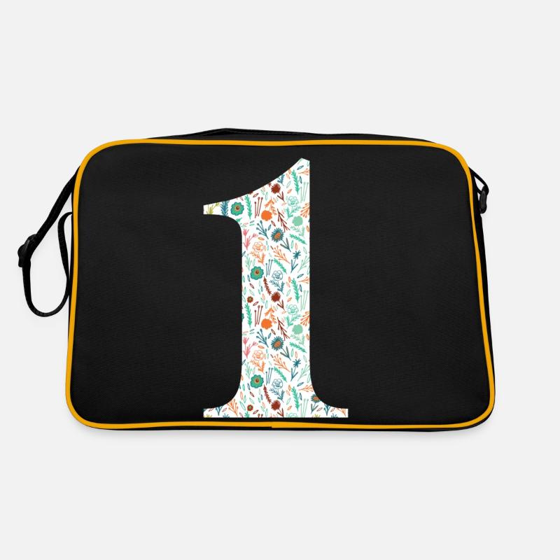 1st Floral Anniversary Retro Bag