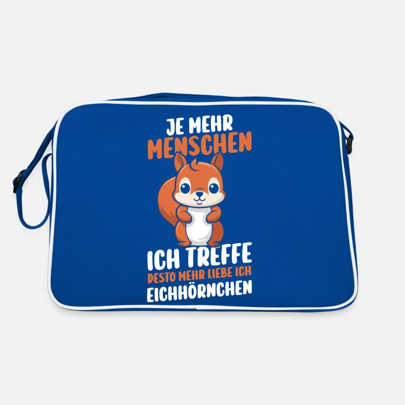 Eichhörnchen Retro Tasche
