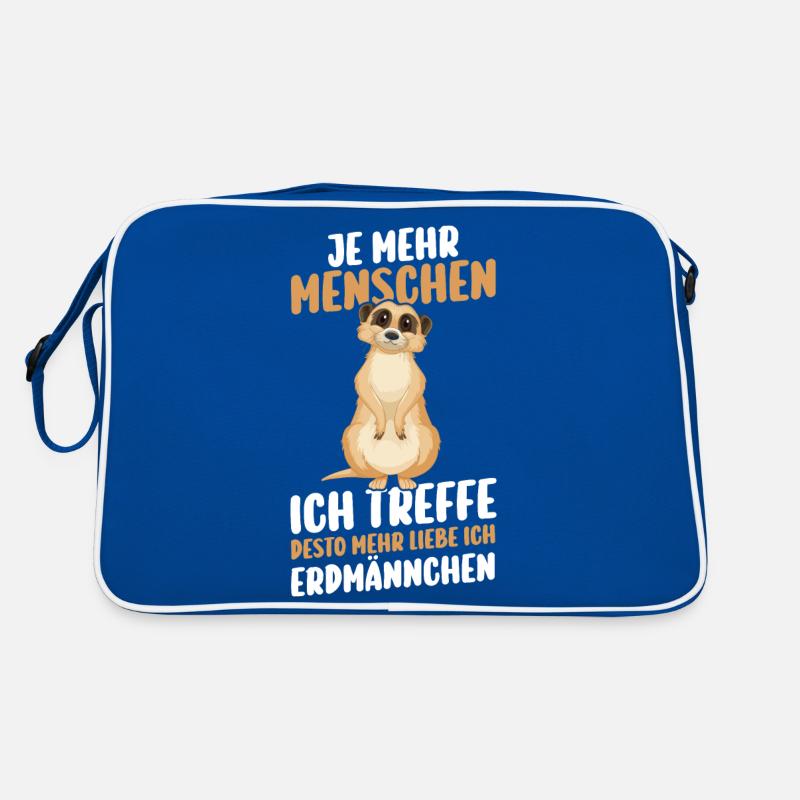 Erdmännchen Retro Tasche