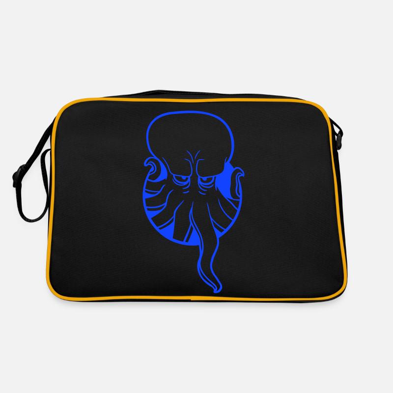 Octopus Hole Tentacle Annoyed Show Evil Eye Retro Bag