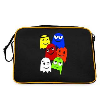 Des esprits drôles - Sac Retro - noir/or - Dos