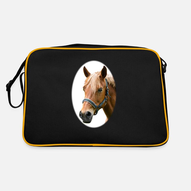 Cheval. Cheval. - Sac Retro - noir/or