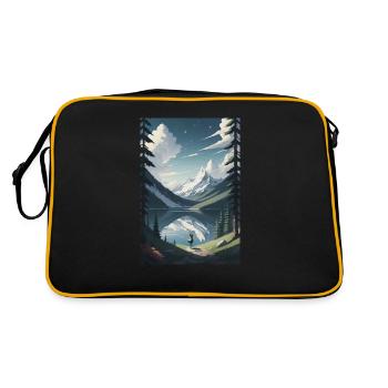 Le Lac des Âmes - Sac Retro - noir/or - Dos