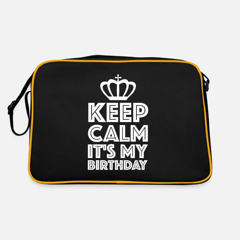 Keep Calm, It's My Birthday | funny sayings Retro Bag