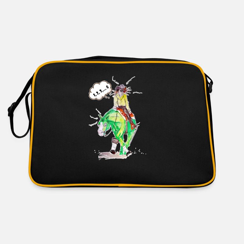 Spin - Retro Bag - black/gold