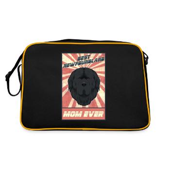 Best Newfoundland Mom Ever I Newfoundland Lover - Retro Bag - black/gold - Back