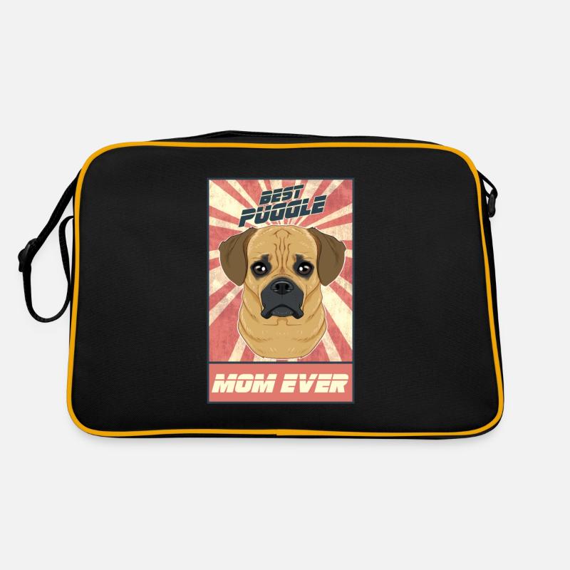 Best Puggle Mom Ever I Puggle Lover Retro Bag