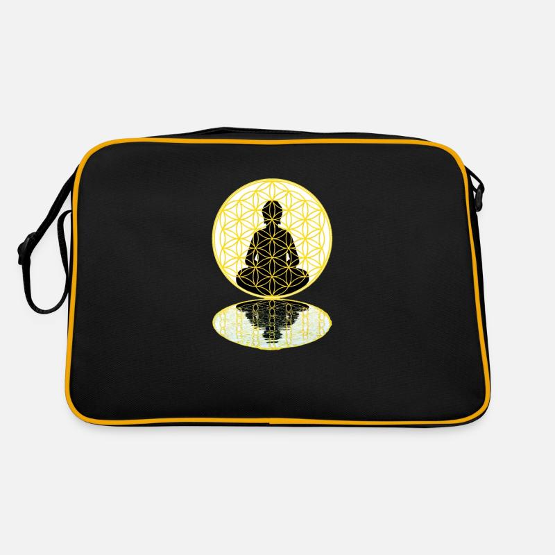 Blume des Lebens Meditation Retro Tasche