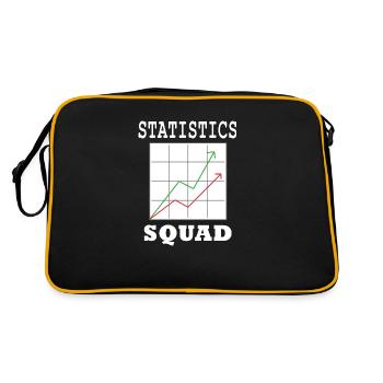 Statistics Analyst Data Manager Statistician - Retro Bag - black/gold - Back