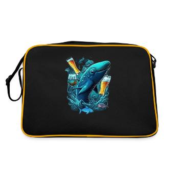 Poisson de haute mer Captain Mt Beer - Sac Retro - noir/or - Dos