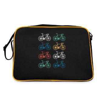 Road bike retro bike - Retro Bag - black/gold - Back