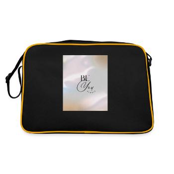 SOYEZ TOUJOURS VOUS-MÊME - Sac Retro - noir/or - Dos