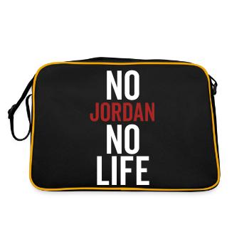 Pas de Jordanie Pas de vie - Sac Retro - noir/or - Dos