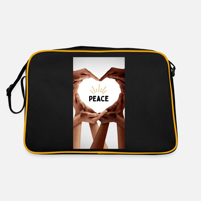 No more war Retro Bag