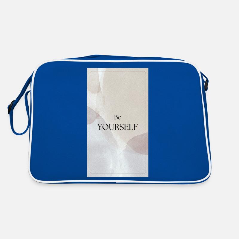 BE YOURSELF - Sei du selbst Retro Tasche