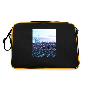 Railway station - Retro Bag - black/gold - Back