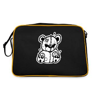 Polish 20240420 204824231 - Retro Tasche - Schwarz/Gold - Hinten