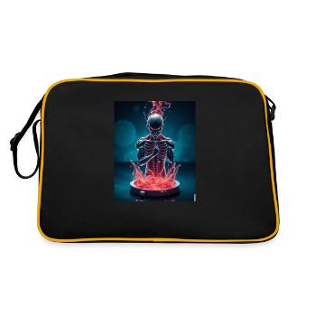 Devil - Retro Bag - black/gold - Back