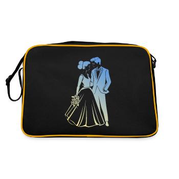 Marié Jeunes mariés - Sac Retro - noir/or - Dos