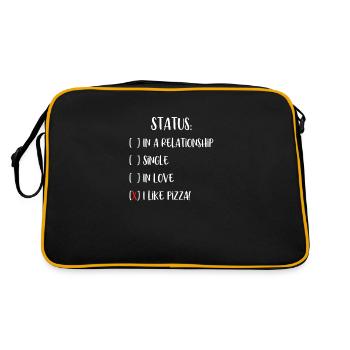 Pizza Status - Retro Bag - black/gold - Back