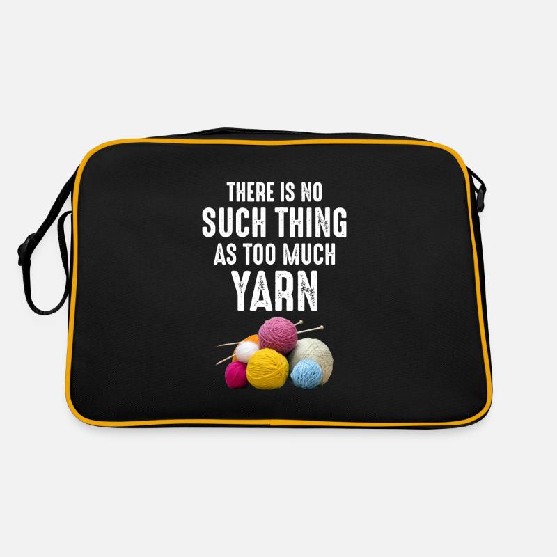 Crocheting Crochet Knitting Crocheter Funny Retro Bag