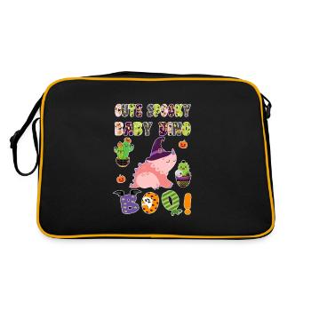 Mignon Spooky Baby Dino Halloween Boo 4 - Sac Retro - noir/or - Dos