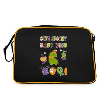Mignon Spooky Baby Dino Halloween Boo 1 - Sac Retro - noir/or - Dos