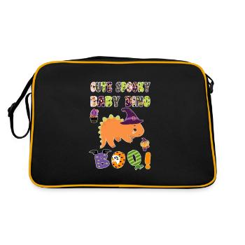 Mignon Spooky Baby Dino Halloween Boo 5 - Sac Retro - noir/or - Dos
