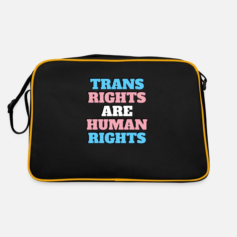 Trans Rights Are Human Rights Retro Bag