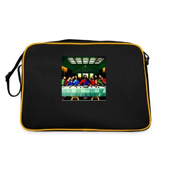 Jesus' Lord's Supper - Retro Bag - black/gold - Back