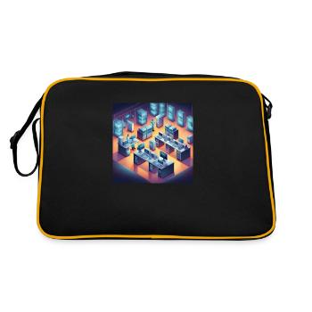Server room - Retro Bag - black/gold - Back