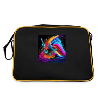 Sur les vagues de la musique - Sac Retro - noir/or - Dos