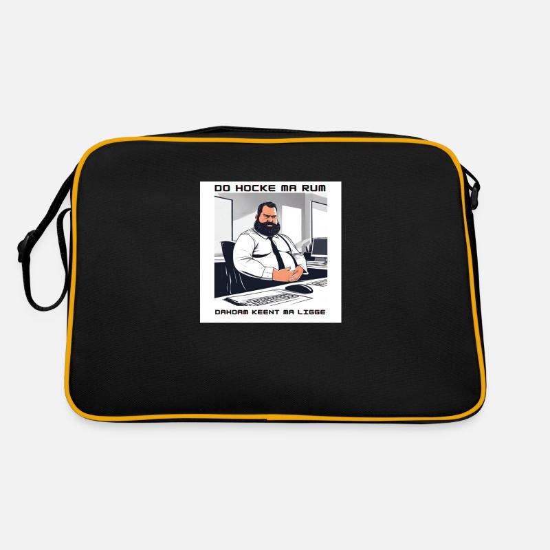 Collègue du bureau de la démotivation Sac Retro