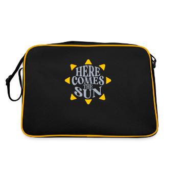 Here comes the Sun - Sac Retro - noir/or - Dos