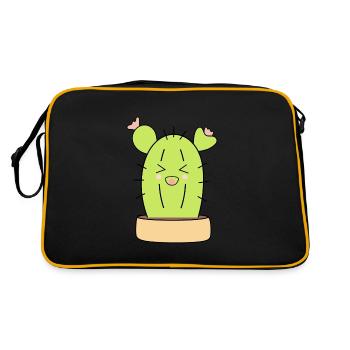 Cactus qui rit - Sac Retro - noir/or - Dos