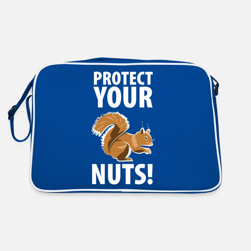 Squirrel Eichhörnchen Dieb Tierpfleger Retro Tasche