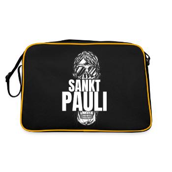 St Pauli. Éventail St pauli Éventail Paulianer Hamburger - Sac Retro - noir/or - Dos