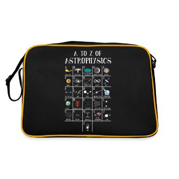 Astrophysics A-Z Science ABC Scientist - Retro Bag - black/gold - Back