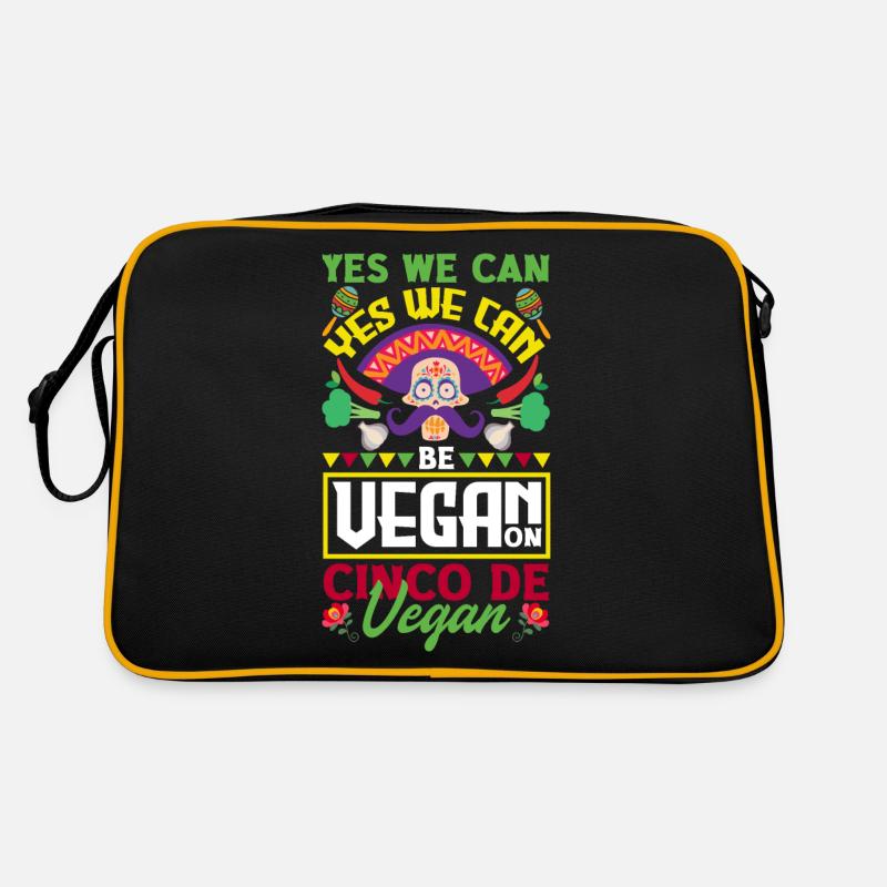 Soyez végétalien sur Cinco de Mayo Sac Retro