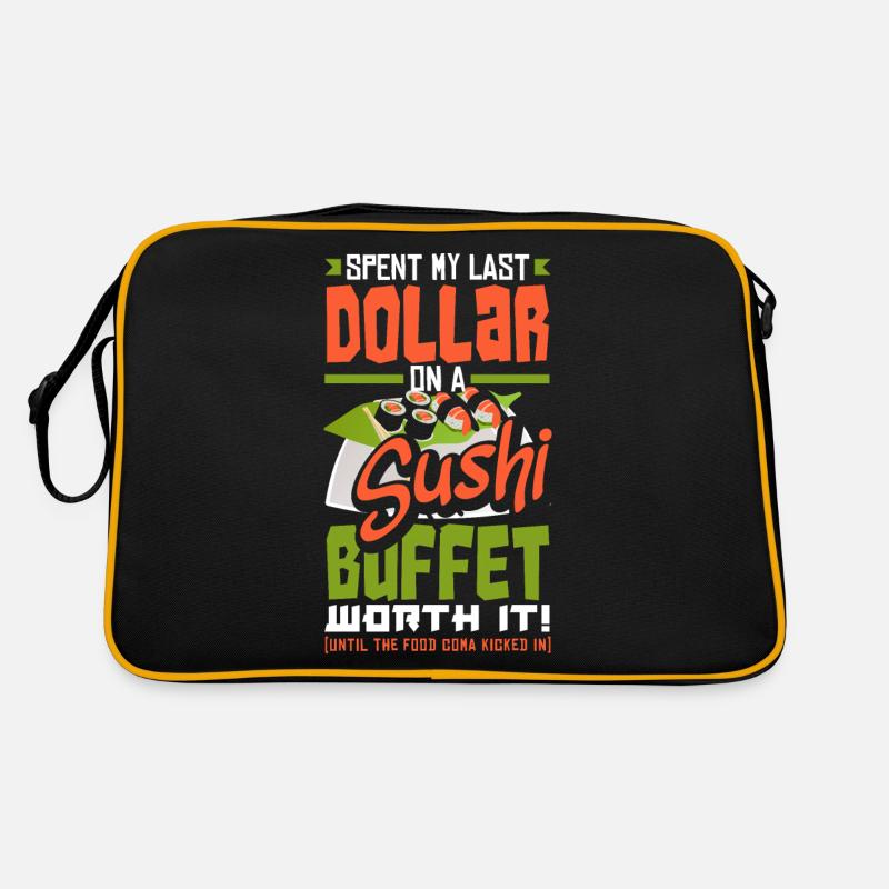 Spent My Last Dollar on a Sushi Buffet. Worth It! Retro Bag